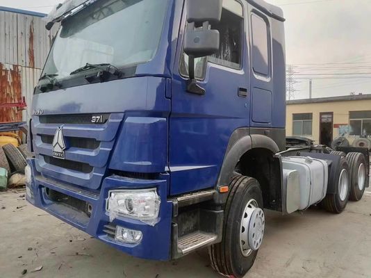 Blue Sinotruk HOWO 6X4 10 Wheeler Used Tractor Truck with Powerful Towing Capacity