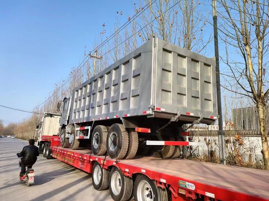 GCC Certified Shacman F3000 8*4 Tipping Dump Truck with 6-8L Engine Capacity in Grey
