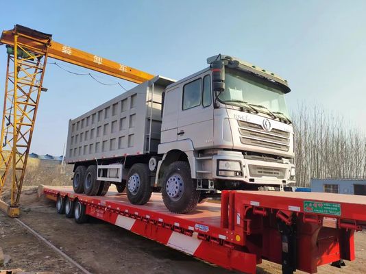 GCC Certified Shacman F3000 8*4 Tipping Dump Truck with 6-8L Engine Capacity in Grey