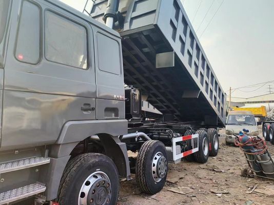 GCC Certified Shacman F3000 8*4 Tipping Dump Truck with 6-8L Engine Capacity in Grey