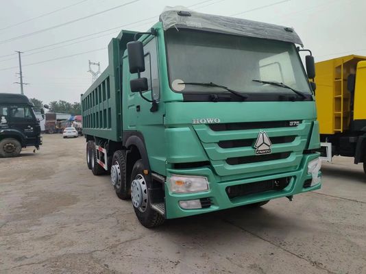 Front Lifting Style 375HP Sinotruk HOWO 8*4 Dump Truck Secondhand Truck for Dumping