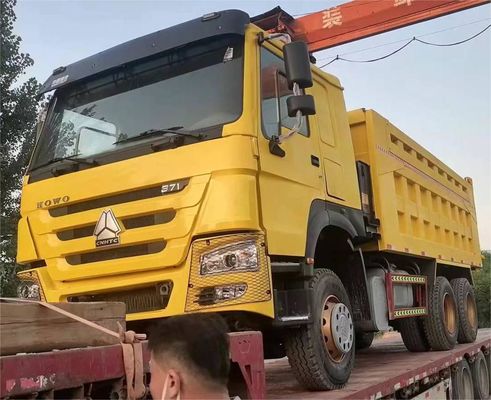 10tires Sinotruck HOWO 6*4 Secondhand Dump Truck Front Lifting Style Emission Euro 3/4/5