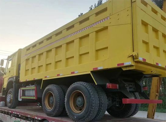 10tires Sinotruck HOWO 6*4 Secondhand Dump Truck Front Lifting Style Emission Euro 3/4/5