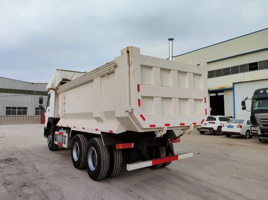 Tire 12.00r20 Used Sinotruck HOWO 6*4 Dump Truck with 10 Tires and White U-Type Dump Body