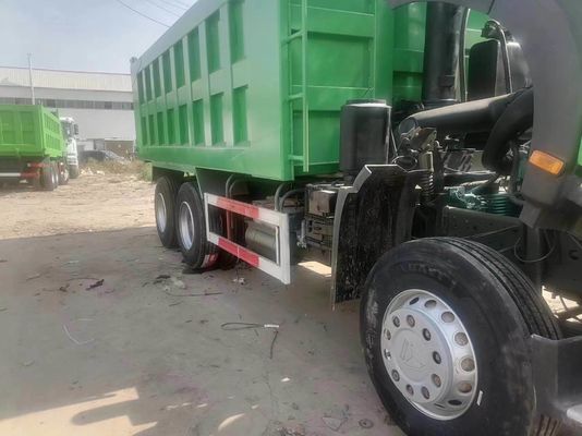 Manual Transmission Type 12.00r20 Tire Secondhand Sinotruck HOWO 6*4 Dump Truck 10tires