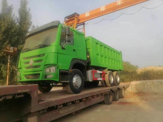 Manual Transmission Type 12.00r20 Tire Secondhand Sinotruck HOWO 6*4 Dump Truck 10tires