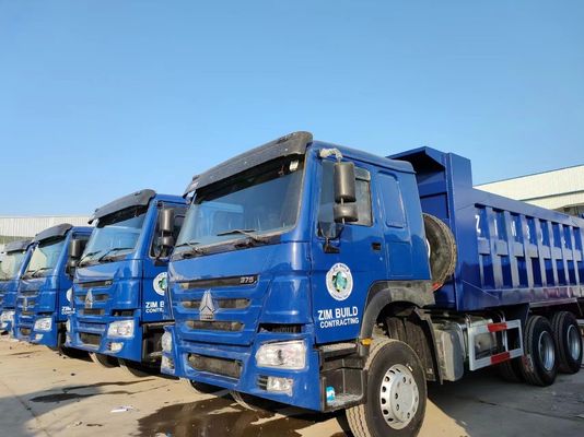 DOT Certified 12.00r20 Secondhand Sinotruck HOWO 6*4 Heavy Dump Truck at with 10tires