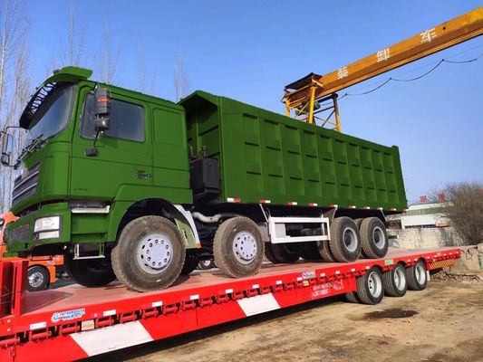 Manual Transmission Shacman 8X4 12 Wheels HOWO Used 50ton 60ton Heavy Dump Truck