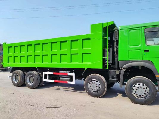 Used Sinotruck HOWO 6*4 Dump Truck Green Large-Heavy Duty Truck Engine Capacity 6-8L