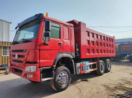 Sinotruck HOWO 6*4 Dump Truck in 371HP HC16 Dual Rear Axle Front Lifting Style