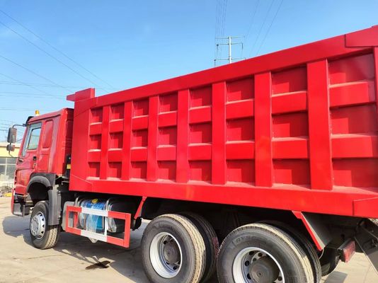 Sinotruck HOWO 6*4 Dump Truck in 371HP HC16 Dual Rear Axle Front Lifting Style