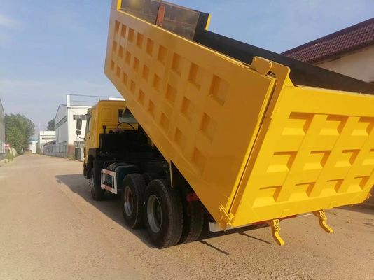 6-8L Engine Capacity Used Sinotruck HOWO 6*4 Dump Truck 10tires 20-30 Tons Yellow