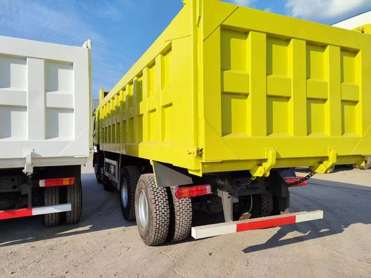 Yellow 351-450hp 6-8L Sinotruk HOWO Dump Truck Tipping Truck Heavy Duty Dumper Tipper Tractor Truck