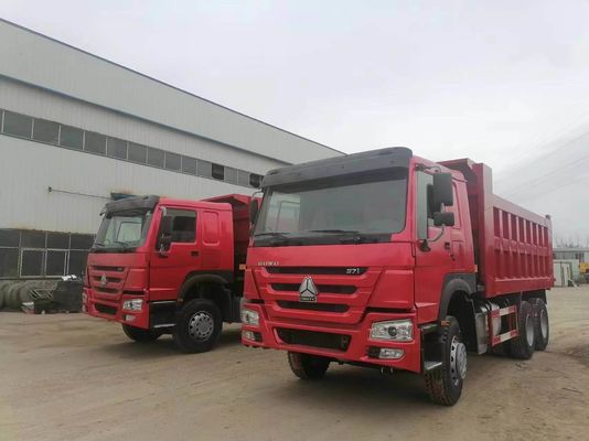Sinotruk HOWO 6X4 Truck 371HP 10 Wheels Used Dump Trucks with 6-8L Engine Capacity