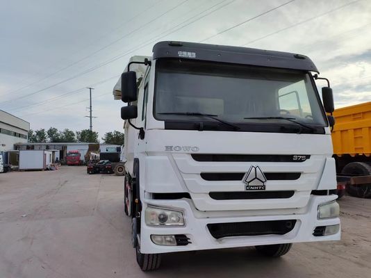 Sinotruck HOWO 6*4 Secondhand White U-Type Dump Truck with Manual Transmission
