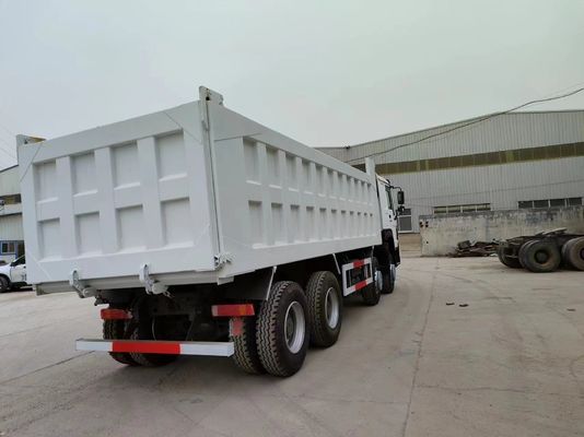 Radial Tire Design 375HP Sinotruk 12 Wheels HOWO 8*4 Dump Truck for White Transportation