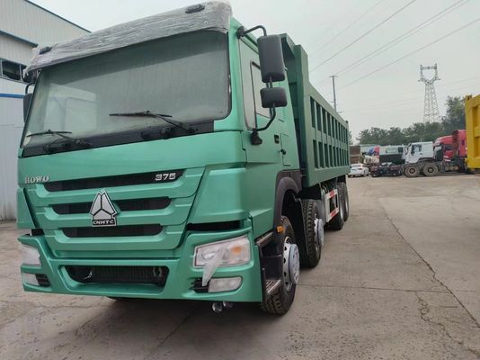 375HP Sinotruk HOWO 8*4 Dump Truck Secondhand Truck 12 Wheels Front Lifting Style
