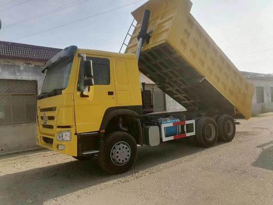 6-8L Engine Capacity HOWO 6X4 Trucks 150 250HP Dump Tipper Truck for Good Condition