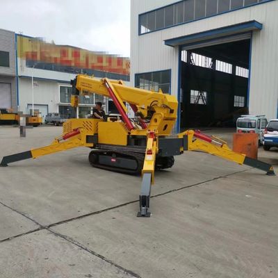 360 Degree Hydraulic Slewing Construction Lifter Tracked Mini 8 Ton Spider Crane with Customized Crane Jib
