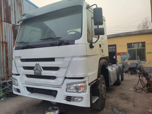 Mechanical Diesel Fuel White Sinotruk HOWO 6*4 Tractor Truck Manual Gearbox