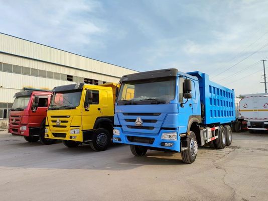 Construction Dump Trucks Front Lifting Style HOWO 6*4 Tipper Truck 8500x2500x3600mm