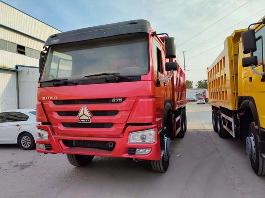 Construction Dump Trucks Front Lifting Style HOWO 6*4 Tipper Truck 8500x2500x3600mm