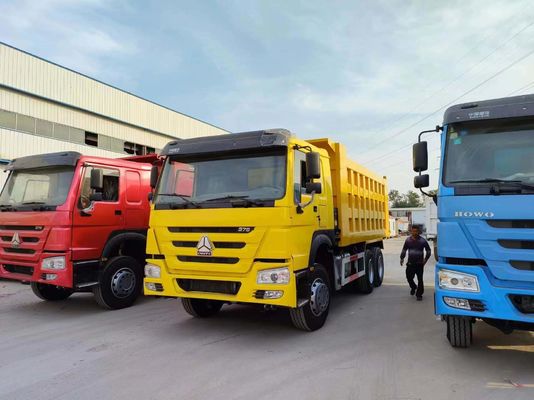 Construction Dump Trucks Front Lifting Style HOWO 6*4 Tipper Truck 8500x2500x3600mm