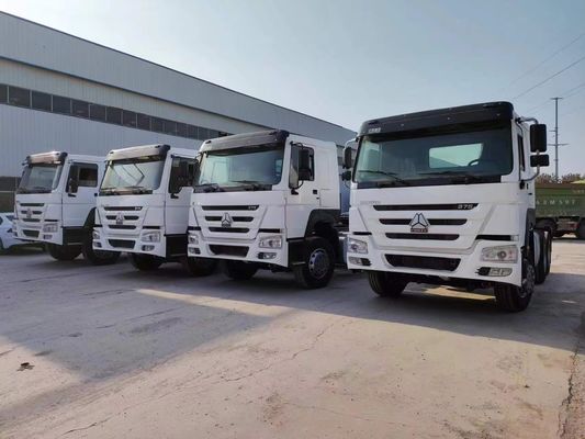 Sinotruk HOWO U-Type White 6*4 10wheel Tractor Truck with 8500*2496*3450 mm Size