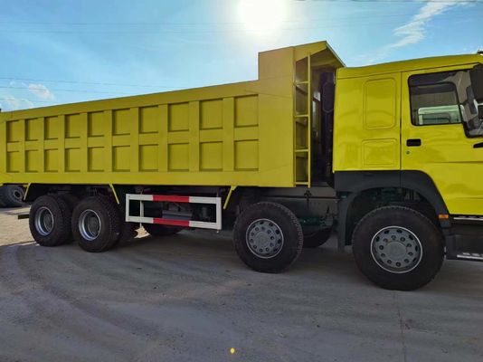 12 Wheels Sinotruk HOWO 8*4 Front Lifting Style Dump Truck Manual Transmission