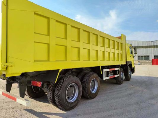 12 Wheels Sinotruk HOWO 8*4 Front Lifting Style Dump Truck Manual Transmission