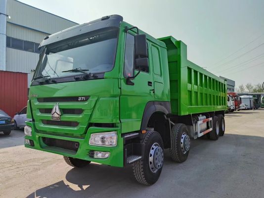 Sinotruk HOWO 8*4 Dump Truck 375HP Green Color 10500 x 2600m x 3400mm