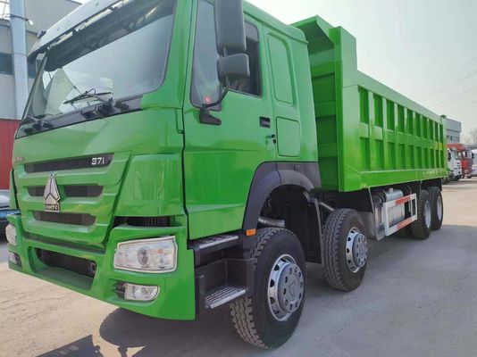 Sinotruk HOWO 8*4 Dump Truck 375HP Green Color 10500 x 2600m x 3400mm