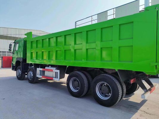 Sinotruk HOWO 8*4 Dump Truck 375HP Green Color 10500 x 2600m x 3400mm