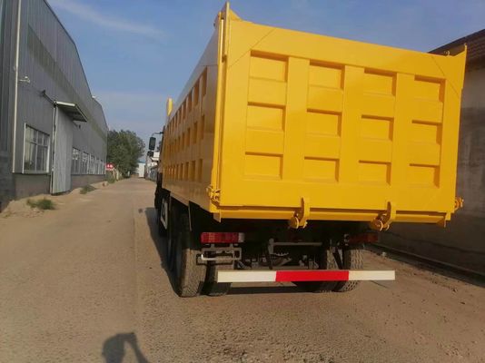 Radial Tire Design Sinotruck HOWO 6*4 Yellow Dump Truck with Manual Transmission