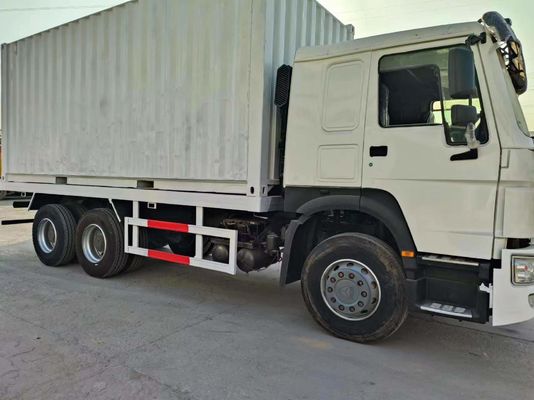 6*4 Radial Tire Design Sinotruck HOWO White Secondhand Truck 10tires for Drive Wheel