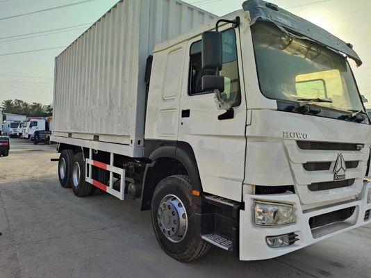 6*4 Radial Tire Design Sinotruck HOWO White Secondhand Truck 10tires for Drive Wheel