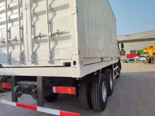 6*4 Radial Tire Design Sinotruck HOWO White Secondhand Truck 10tires for Drive Wheel