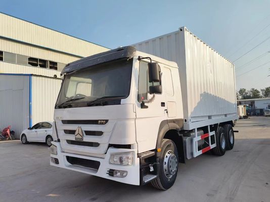 6*4 Radial Tire Design Sinotruck HOWO White Secondhand Truck 10tires for Drive Wheel