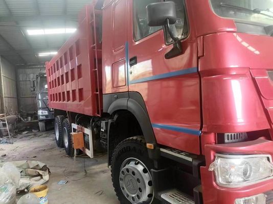 6X4 HOWO 16 20 Cubicmeter 10 Wheel Diesel Engine Mining Dump Truck Tipper Truck in Red