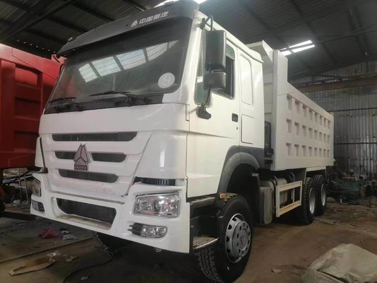 Used Sinotruk HOWO 6X4 371HP Dump Truck with White Color 1 Year After-sales Service