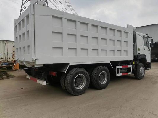 Used Sinotruk HOWO 6X4 371HP Dump Truck with White Color 1 Year After-sales Service